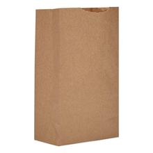 Grocery Paper Bags, 52 lb Capacity, #3, 4.75" x 2.94" x 8.04", Kraft, 500 Bags