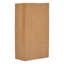 Grocery Paper Bags, 57 lb Capacity, #12, 7.06" x 4.5" x 13.75", Kraft, 500 Bags