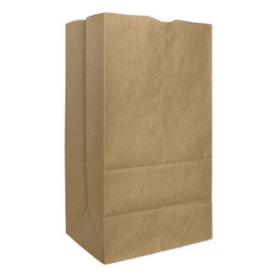 View larger image of Grocery Paper Bags, 57 lb Capacity, #25, 8.25" x 6.13" x 15.88", Kraft, 500 Bags