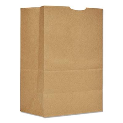 View larger image of Grocery Paper Bags, 75 lb Capacity, 1/6 BBL, 12" x 7" x 17", Kraft, 400 Bags