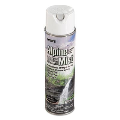 View larger image of Hand-Held Odor Neutralizer, Alpine Mist, 10 oz Aerosol, 12/Carton