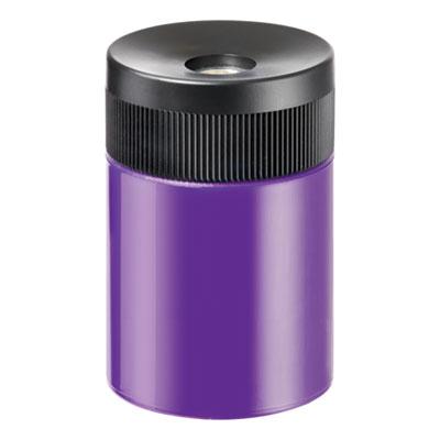 View larger image of Handheld Barrel Pencil Sharpener, 2.5" dia. x 3", Assorted Colors, 6/Box