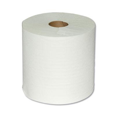 View larger image of Hard Wound Towel, 1-Ply, 8" x 600 ft, White, 12 Rolls/Carton