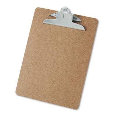 View larger image of Hardboard Clipboard, 1.25" Clip Capacity, Holds 8.5 x 11 Sheets, Brown