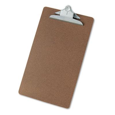 View larger image of Hardboard Clipboard, 1.25" Clip Capacity, Holds 8.5 x 14 Sheets, Brown