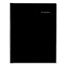 DayMinder Hardcover Weekly Vertical-Column Format Appointment Book, 11 x 8, Black Cover, 12-Month (Jan to Dec): 2023