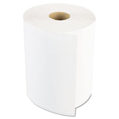 View larger image of Hardwound Paper Towels, 1-Ply, 8" X 600 Ft, White, 2" Core, 12 Rolls/carton