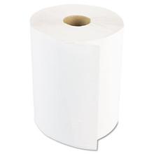 Hardwound Paper Towels, 1-Ply, 8" X 600 Ft, White, 2" Core, 12 Rolls/carton