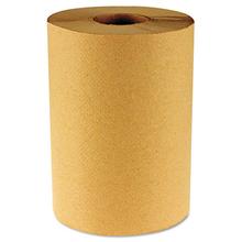 Hardwound Paper Towels, Nonperforated 1-Ply Natural, 800 ft, 6 Rolls/Carton
