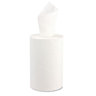 View larger image of Hardwound Roll Towels, 1-Ply, 8" x 350 ft, White, 12 Rolls/Carton