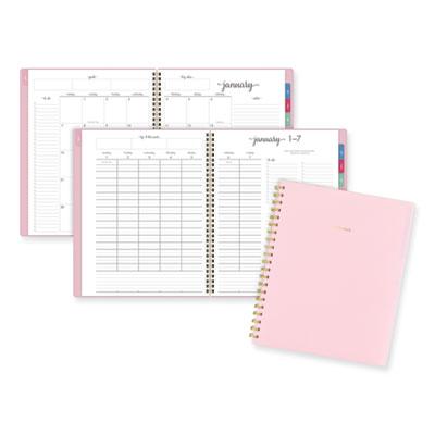 View larger image of Harmony Weekly/Monthly Poly Planner, 11 x 9.38, Pink Cover, 13-Month (Jan to Jan): 2024 to 2025
