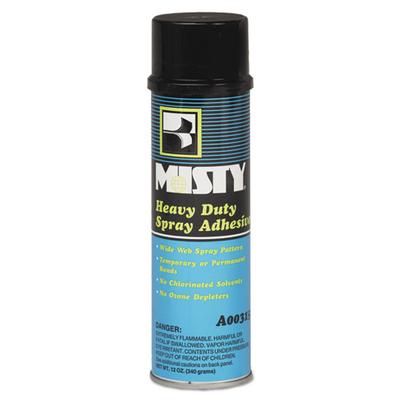 View larger image of Heavy-Duty Adhesive Spray, 12 oz, Dries Clear, 12/Carton