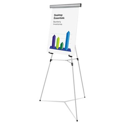 View larger image of Heavy-Duty Adjustable Presentation Easel, 69" Maximum Height, Metal, Silver