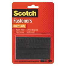 Heavy-Duty All-Weather Fasteners, 1" x 3", Black, 2/Pack