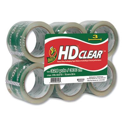 View larger image of Heavy-Duty Carton Packaging Tape, 3" Core, 3" x 54.6 yds, Clear, 6/Pack