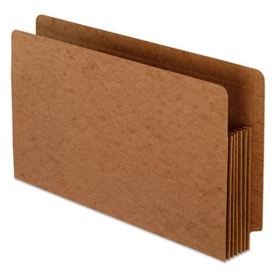 View larger image of Heavy-Duty End Tab File Pockets, 5.25" Expansion, Legal Size, Red Fiber, 10/Box