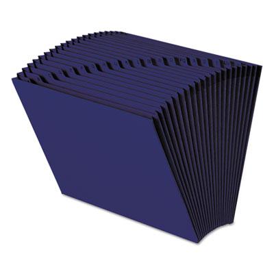 View larger image of Heavy-Duty Indexed Expanding Open Top Color Files, 21 Sections, 1/21-Cut Tab, Letter Size, Navy Blue
