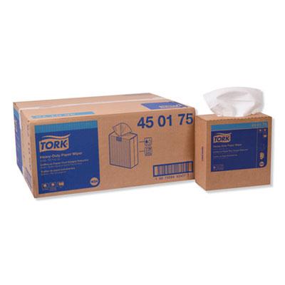 View larger image of Heavy-Duty Paper Wiper, 1-Ply, 9.25 x 16.25, Unscented, White, 90 Wipes/Box, 10 Boxes/Carton