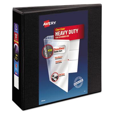 View larger image of Heavy-Duty View Binder with DuraHinge and Locking One Touch EZD Rings, 3 Rings, 3" Capacity, 11 x 8.5, Black
