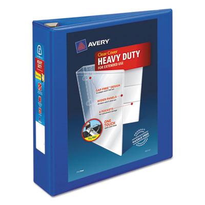 View larger image of Heavy-Duty View Binder with DuraHinge and One Touch EZD Rings, 3 Rings, 2" Capacity, 11 x 8.5, Pacific Blue