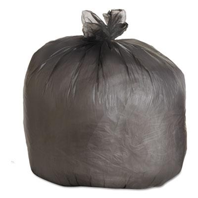 View larger image of High-Density Can Liners, 45 gal, 19 mic, 40" x 46", Black, 25 Bags/Roll, 6 Rolls/Carton