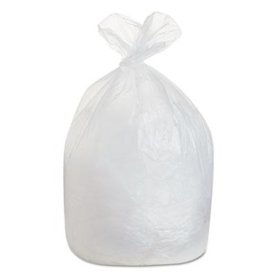 View larger image of High-Density Can Liners, 60 gal, 19 mic, 38" x 58", Natural, 25 Bags/Roll, 6 Rolls/Carton