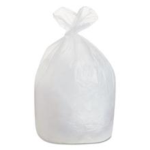 High-Density Can Liners, 60 gal, 19 mic, 38" x 58", Natural, 25 Bags/Roll, 6 Rolls/Carton