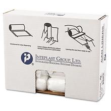 High-Density Commercial Can Liners, 10 gal, 8 mic, 24" x 24", Natural, 50 Bags/Roll, 20 Interleaved Rolls/Carton