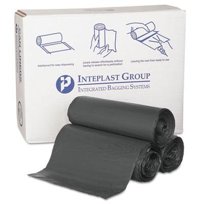 View larger image of High-Density Commercial Can Liners, 55 gal, 22.1 mic, 36" x 60", Black, 25 Bags/Roll, 6 Interleaved Rolls/Carton