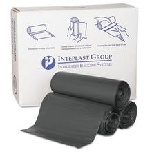 High-Density Commercial Can Liners, 55 gal, 22.1 mic, 36" x 60", Black, 25 Bags/Roll, 6 Interleaved Rolls/Carton