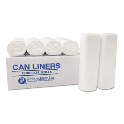 View larger image of High-Density Commercial Can Liners, 7 gal, 6 mic, 20" x 22", Clear, 2,000/Carton