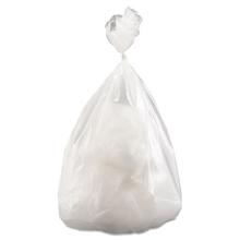 High-Density Commercial Can Liners Value Pack, 60 gal, 14 mic, 38" x 58", Clear, 25 Bags/Roll, 8 Rolls/Carton