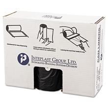 High-Density Commercial Can Liners Value Pack, 60 gal, 19 mic, 38" x 58", Black, 25 Bags/Roll, 6 Rolls/Carton
