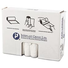 High-Density Commercial Can Liners, 33 gal, 11 mic, 33" x 40", Clear, 25 Bags/Roll, 20 Interleaved Rolls/Carton