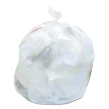 High-Density Waste Can Liners, 30 gal, 8 mic, 30" x 37", Natural, 25 Bags/Roll, 20 Rolls/Carton