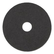 High Performance Stripping Floor Pads, 17" Diameter, Grayish Black, 5/Carton