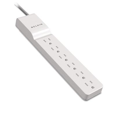 View larger image of Home/Office Surge Protector, 6 Outlets, 4 ft Cord, 720 Joules, White
