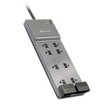 Home/Office Surge Protector, 8 Outlets, 6 ft Cord, 3390 Joules, White