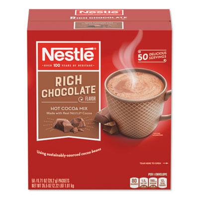 View larger image of Hot Cocoa Mix, Rich Chocolate, 0.71 Oz Packets, 50/box, 6 Box/carton