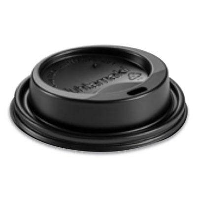 View larger image of Hot Cup Lids, Fits 8 oz Hot Cups, Dome Sipper, Black, 1,000/Carton
