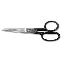 Hot Forged Carbon Steel Shears, 7" Long, 3.13" Cut Length, Black Straight Handle