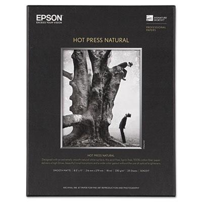 View larger image of Hot Press Fine Art Paper, 17 mil, 8.5 x 11, Smooth Matte Natural, 25/Pack