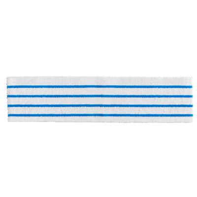 View larger image of Disposable Microfiber Pad, 4.75 x 19, White/Blue Stripes, 50/Pack, 3 Packs/Carton