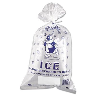 View larger image of Ice Bags, 1.5 mil, 11" x 20", Clear, 1,000/Carton