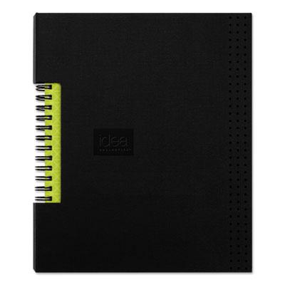 View larger image of Idea Collective Professional Wirebound Hardcover Notebook, 1-Subject, Medium/College Rule, Black Cover, (80) 8 x 5.5 Sheets