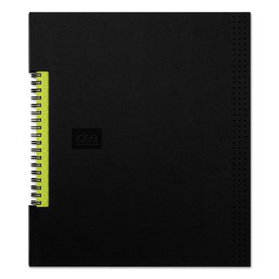 View larger image of Idea Collective Professional Wirebound Hardcover Notebook, 1-Subject, Medium/College Rule, Black Cover, (80) 11 x 8.5 Sheets