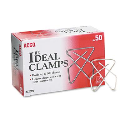 View larger image of Ideal Clamps, #2, Smooth, Silver, 50/Box