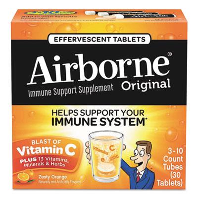 View larger image of Immune Support Effervescent Tablet, Orange, 30 Box, 72 Boxes/Carton