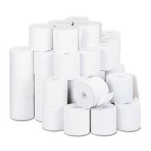 Impact & Inkjet Print Bond Paper Rolls, 0.5" Core, 2.75" x 190 ft, White, 50/Carton