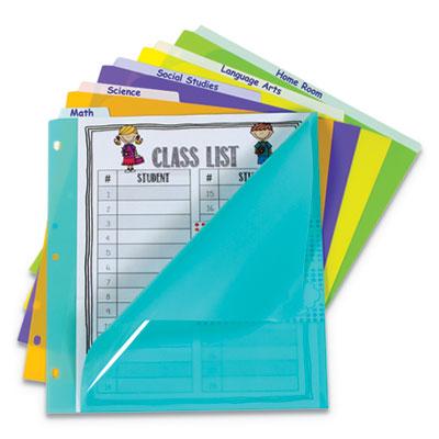 View larger image of Index Dividers with Vertical Tab, 5-Tab, 11.5 x 10, Assorted, 1 Set